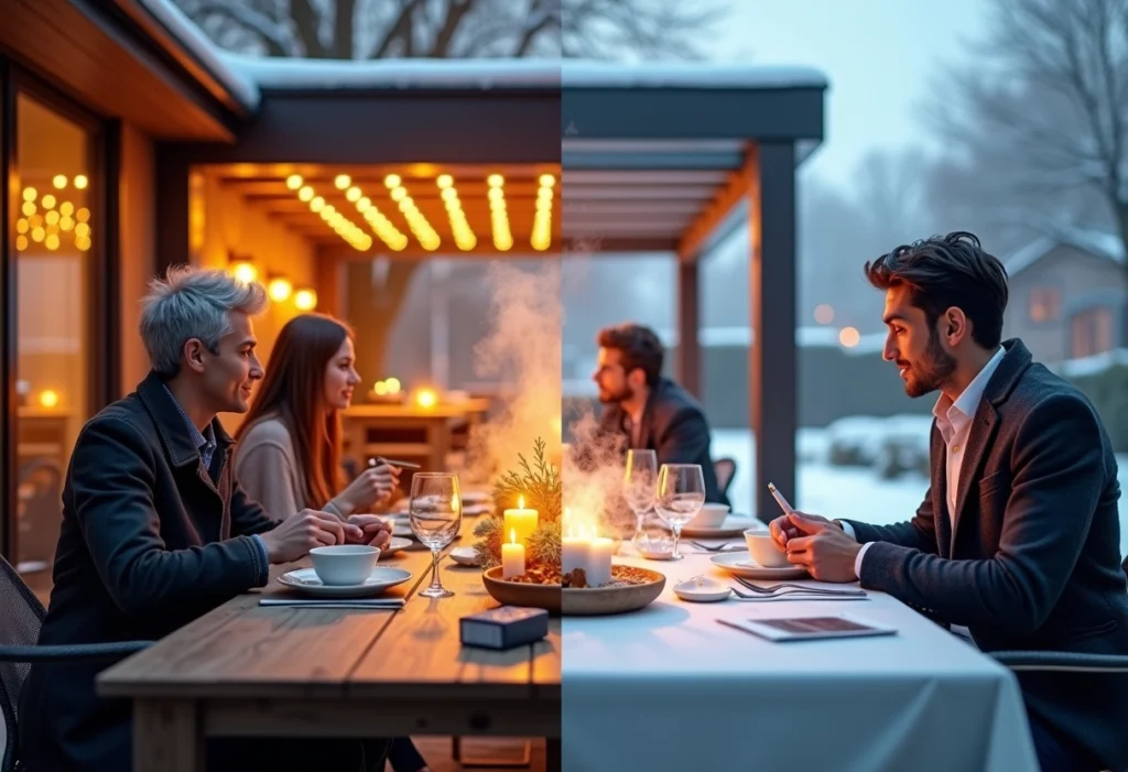 chauffage de pergola